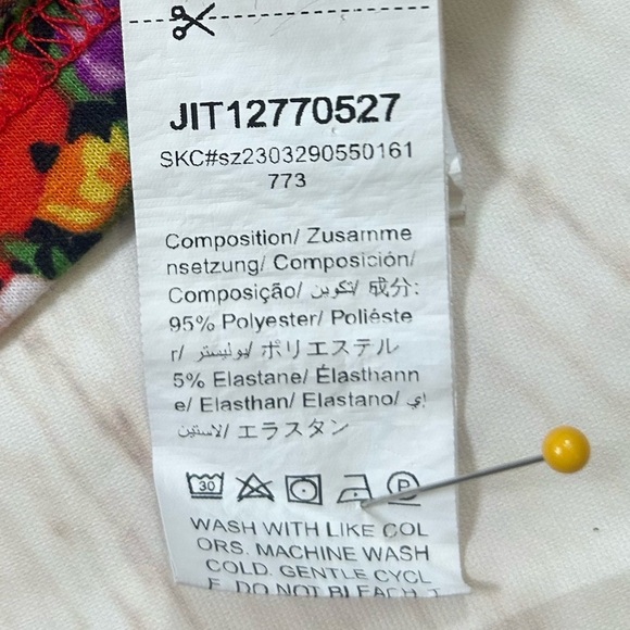 Fairycore Floral Maxi Dress with Red and White Flowers. Size 2X - Picture 9 of 9